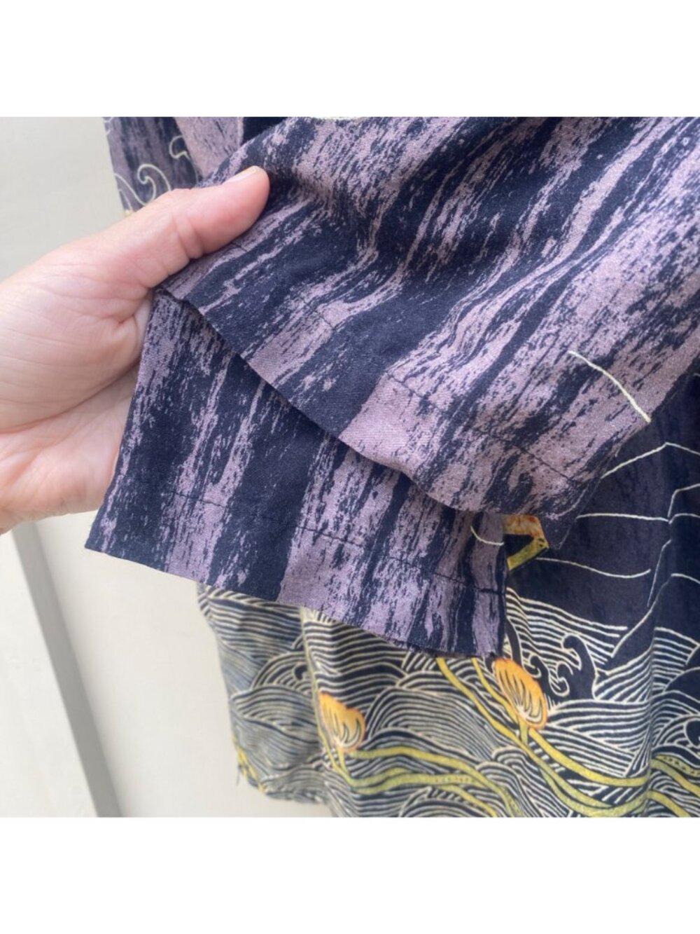 Citron Santa Monica Tunic Top Long Sleeve Koi Fish - Picture 5 of 13